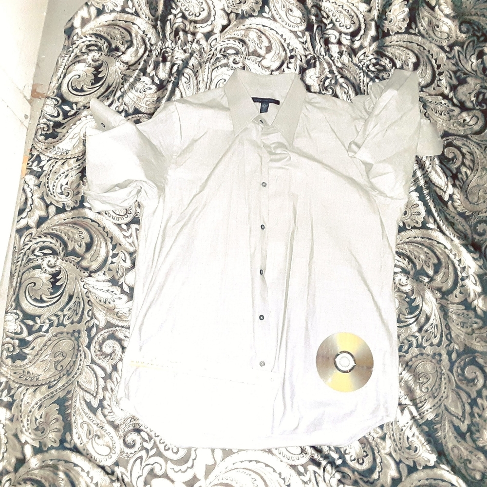 new EXPRESS large mens gray shirt